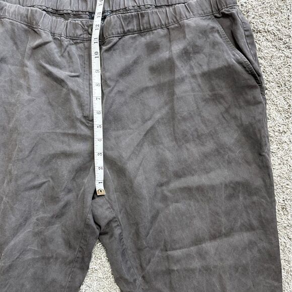 Eileen Fisher Grayish Brown Linen Blend Pants - Picture 5 of 7